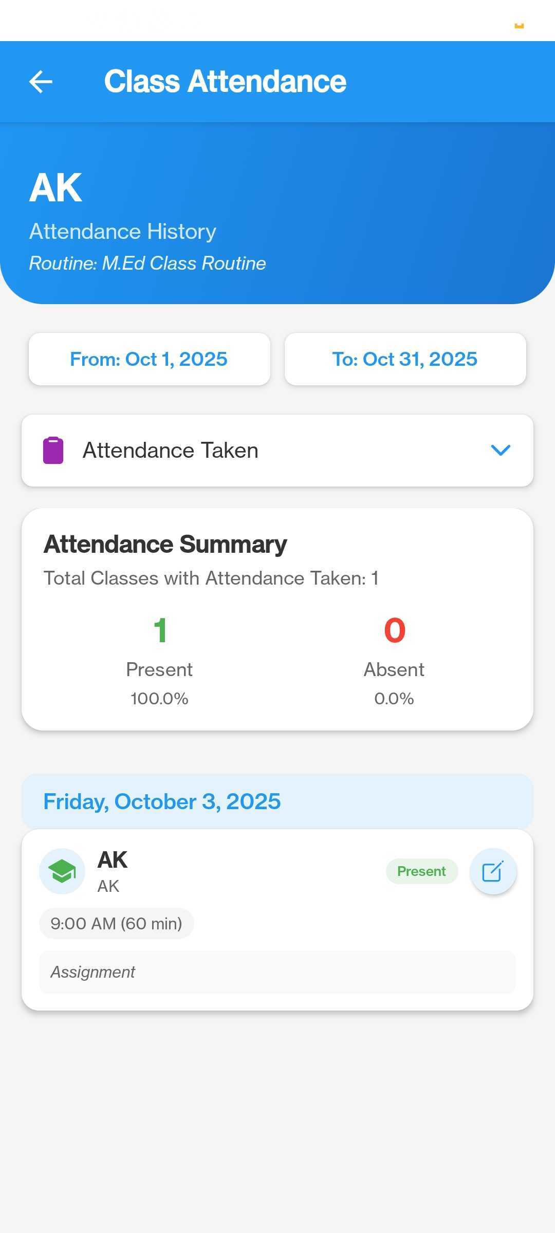 Dashboard Overview